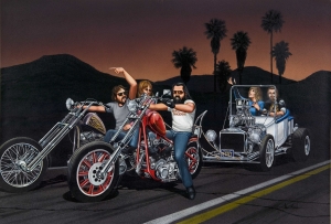 Bikes Towing Hotrod
